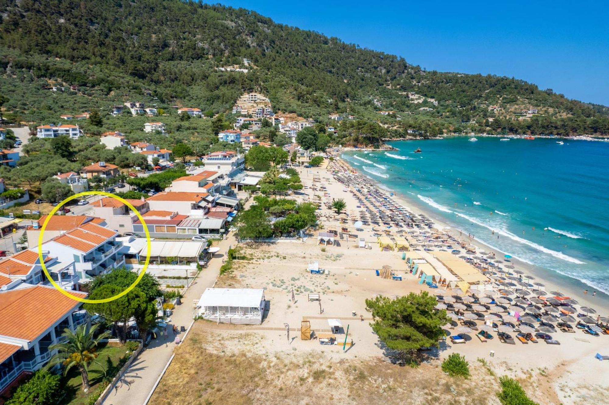 Artemis Beach Apartments Хриси-Амудия Экстерьер фото